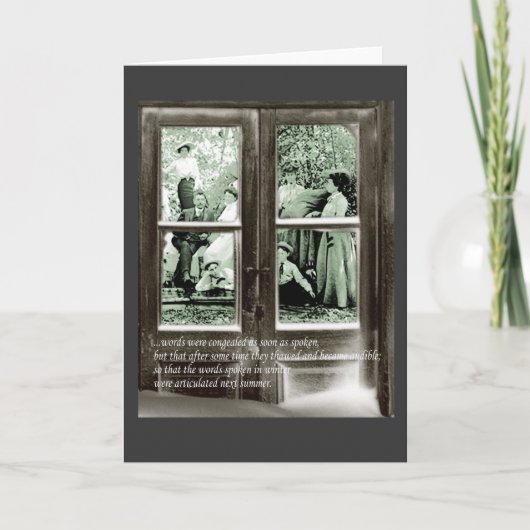 Erinnerungen Karte (Vorderseite)