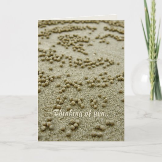 Erinnerungen-Karte für Beach Visions Karte (Vorderseite)