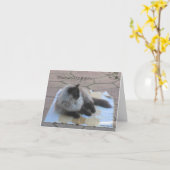 Erinnerungen-Katzenausweis Karte (Gelbe Blume)