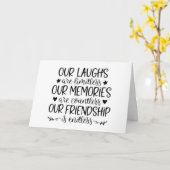 ERINNERUNGEN, LEUCHTEN UND FREUNDSCHAFT FREUEN SIC KARTE (Gelbe Blume)