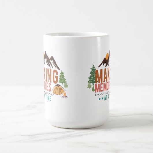 Erinnerungen machen - Ein Campingplatz zur selben  Kaffeetasse (Mittel)