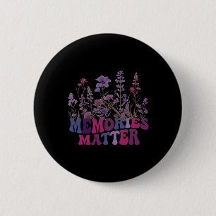 Erinnerungen Matter Alzheimer Lila Alzheimer's Awa Button