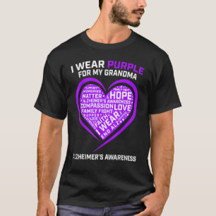 Erinnerungen Matter End Alz Oma Alzheimers Awarene T-Shirt