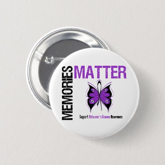 Erinnerungen Matters v2 Alzheimer-Krankheit Button (Vorne & Hinten)
