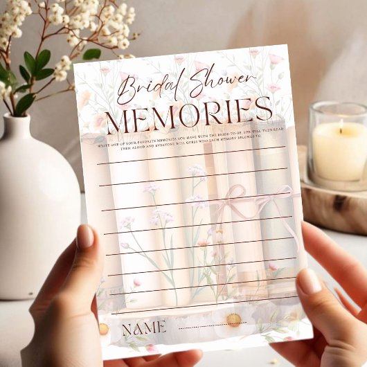 Erinnerungen mit dem Bride Brautparty Game