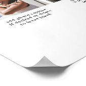 Erinnerungen mit Ihnen | 11 Fotocollage Keepake Poster (Ecke)