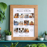 Erinnerungen mit Ihnen | 11 Fotocollage Keepake Poster<br><div class="desc">Mit diesem individuellen Collage-Druck aus dem Foto schaffen Sie einen süßen Hauch Ihrer Beziehung - Hochzeit, Verlobung, Jubiläum, Flitterwochen oder besondere Feiertage (Geburtstag, Valentinstag, Weihnachten usw.). Elf Ihrer Lieblings-Fotos in einem modernen Rasterlayout mit einem niedlichen Angebot und Ihrer Wahl der Personalisierung angeordnet. Fügen Sie Untertitel unter jedem Foto hinzu, falls...</div>