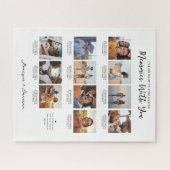 Erinnerungen mit Ihnen | 11 Fotocollage Keepake Puzzle (Horizontal)