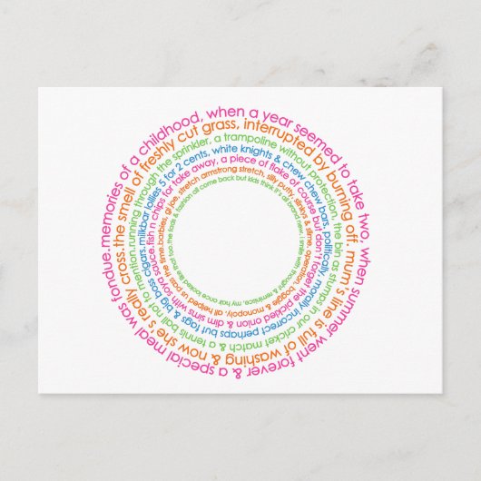 Erinnerungen nach Karte (Vorderseite)