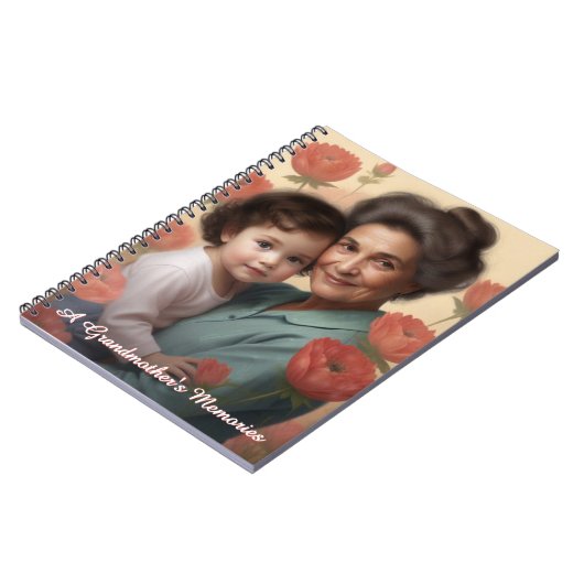 Erinnerungen-Notebook einer Großmutter 3 Notizblock (Linke Seite)