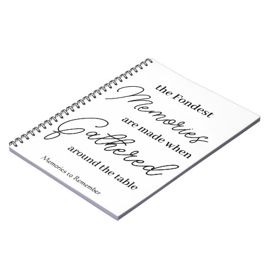 Erinnerungen Notizblock (Linke Seite)