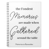 Erinnerungen Notizblock (Vorderseite)