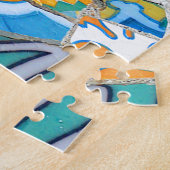 Erinnerungen. Park Güell. Großes Mosaik. Teil 1. Puzzle (Seite)