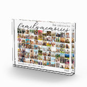 Erinnerungen Personalisiert 84 BildCollage Fotoblock (Rechts)