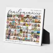 Erinnerungen Personalisiert 84 BildCollage Fotoplatte (Seite)