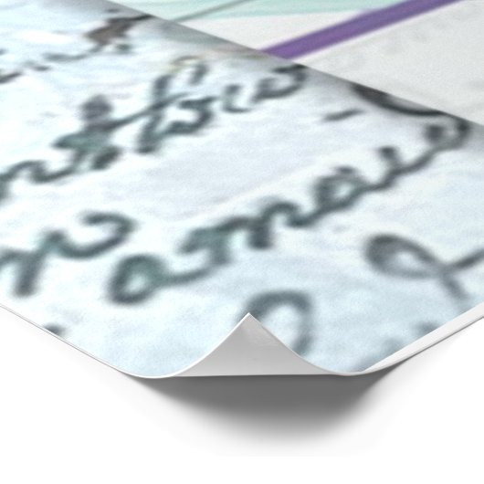 Erinnerungen Poster (Ecke)