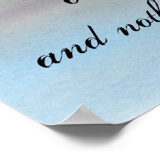 Erinnerungen Poster (Ecke)