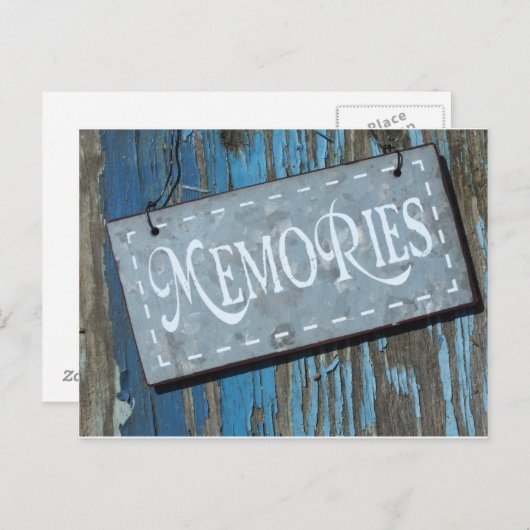 Erinnerungen Postkarte (Vorne/Hinten)