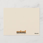 Erinnerungen Postkarte (Rückseite)