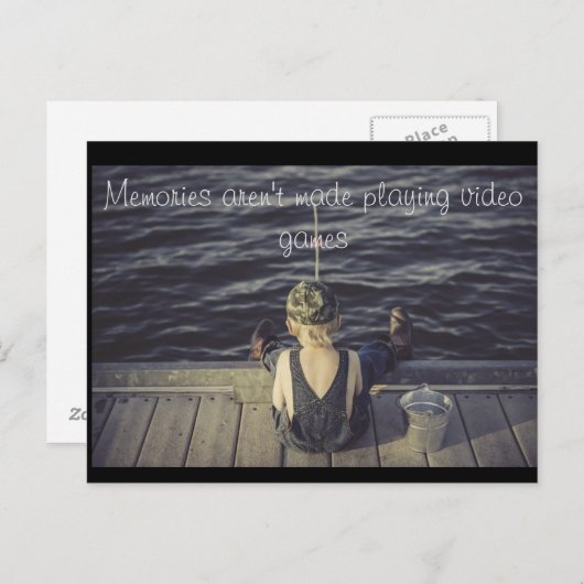 Erinnerungen Postkarte (Vorne/Hinten)