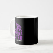 Erinnerungen Problem Heimerheimer - Lila Elefant Kaffeetasse (Vorderseite Links)