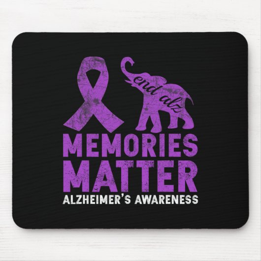 Erinnerungen Problem Heimerheimer Shirt - Lila Ele Mousepad (Vorne)