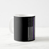 Erinnerungen Problem Heimerheimer Usa Flagge Lila Kaffeetasse (Vorderseite Links)