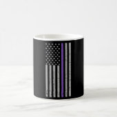 Erinnerungen Problem Heimerheimer Usa Flagge Lila Kaffeetasse (Mittel)