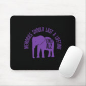 Erinnerungen Problem Lila Elefanten und Text Heime Mousepad (Mit Mouse)