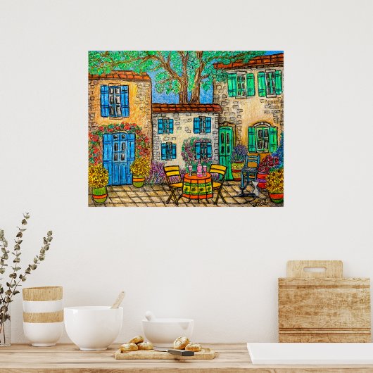 Erinnerungen Provence Poster Print von Lisa Lorenz (Küche)