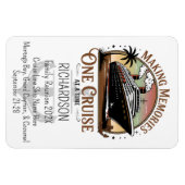 Erinnerungen schaffen, eine Kreuzfahrt nach der an Magnet (Horizontal)