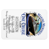 Erinnerungen schaffen, eine Kreuzfahrt nach der an Magnet (Horizontal)