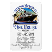 Erinnerungen schaffen, eine Kreuzfahrt nach der an Magnet (Vertikal)