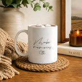 Erinnerungen schaffen kaffeetasse