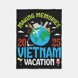 Erinnerungen schaffen Vietnam Urlaub 2025 Reise-Pa Fleecedecke