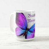Erinnerungen Schmetterling-Tasse Kaffeetasse (Vorderseite Links)