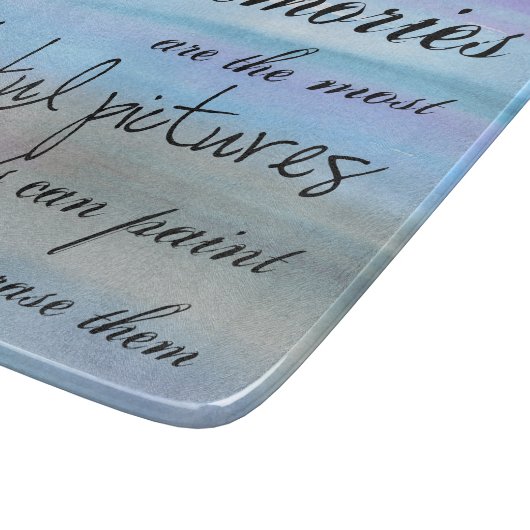 Erinnerungen Schneidebrett (Ecke)