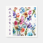 ERINNERUNGEN SERVIETTE (Vorderseite)