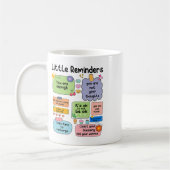 Erinnerungen Sie sind genug Bewusstsein für psychi Kaffeetasse (Links)