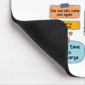 Erinnerungen Sie sind genug Bewusstsein für psychi Mousepad (Ecke)