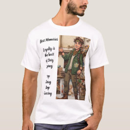 Erinnerungen sind am wichtigsten mit Menschen, die T-Shirt