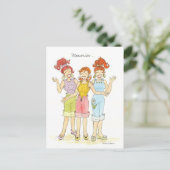 Erinnerungen sind ewig. postkarte (Stehend Vorderseite)