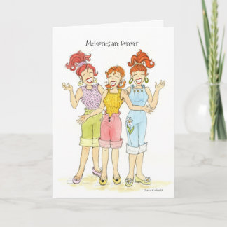 Erinnerungen sind Forever Card Karte