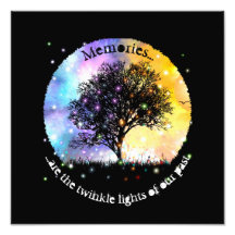 Erinnerungen sind funkelnde Lichter kosmischer Him