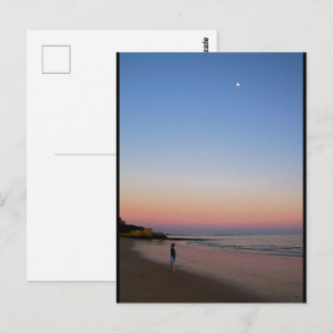 Erinnerungen unter dem Mondlicht Postkarte