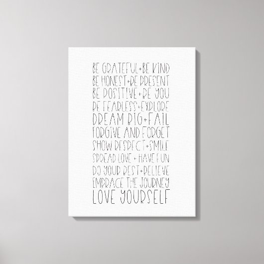 Erinnerungen unterschreiben leinwanddruck (Vorderseite)