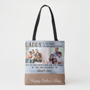 Erinnerungen unterwegs: Happy Vatertag Custom Co Tasche