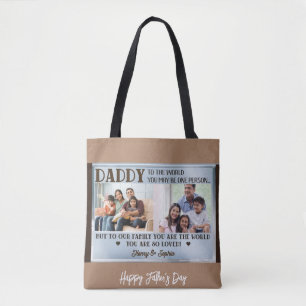 Erinnerungen unterwegs: Happy Vatertag Custom Co Tasche