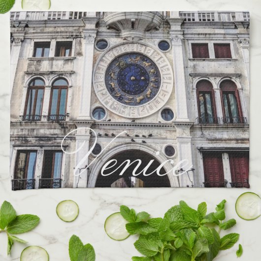 Erinnerungen - Venedig, Italien Geschirrtuch (Gefaltet)