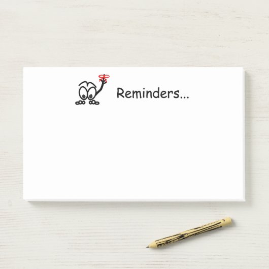 Erinnerungen vergessen nicht post-it klebezettel (Auf Schreibtisch)